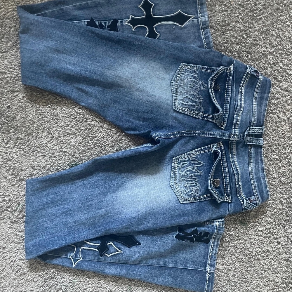 Stylish Blue Boot Cut Jeans
